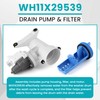 WH11X29539 AP6986715 Drain Pump and Filter Replacement Fit for GE
