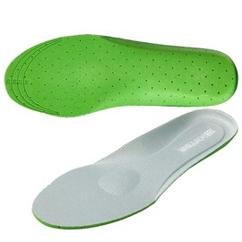 CCSOFTIME Comfort Insoles for Men and Women, Replacement Memory Foam Insoles with Metatarsal Pads, Soft Trainers, Shoe Insoles for Sports, Leisure and Work, Grey, 40-43 EU