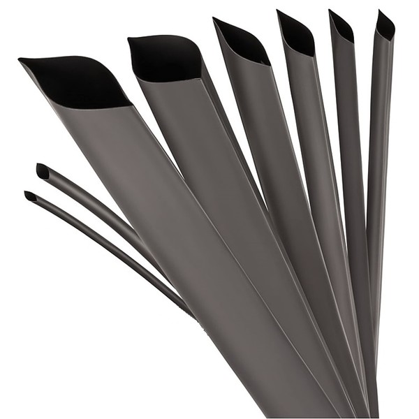 Heat Shrink Tube 3:1 Black Various Diameters and lengths of