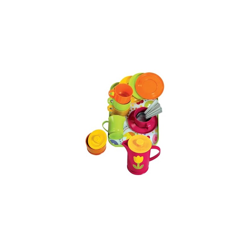 Set da Te in PLASTICA con Vassoio 12+