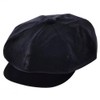 Express Hats Ladies Classic Velvet Bakerboy 8 Panel Cap, 3