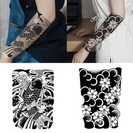 [SS62]Sticker Sticker Tattoo Sakura Short Sleeve Tattoo Sticker B Type FREE / [에스에스62]스티커 스티커문신 사쿠라 반팔 타투스티커 B타입FREE