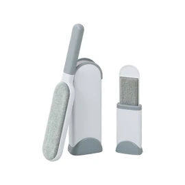 Takeda Corporation HTBS-GY [Cleaning/Dusting/Dusting/Brush] Gray (Large) Approx. 3.0 x 2.0 x 13.0 inches (7.5 x 5 x 33 cm) (Small) Approx. 2.4 x 1.2 x 5.3 inches (6 x 3 x 13.5 cm) Dusting Brush Set