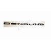 GMC 2pcs New Gloss Black DENALI HD Emblems Letters Fit