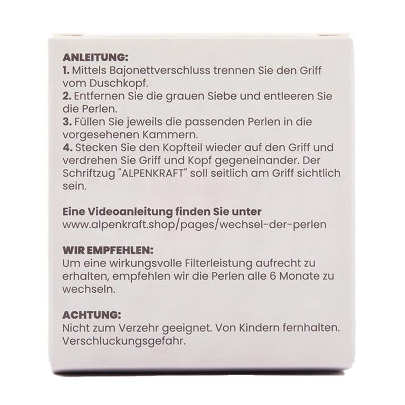 ALPENKRAFT Zeolite Activated Carbon Filter Beads