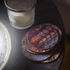 6 Game bird plumage drinks coasters or coffee mats. Shooting,