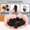 Headset Microphone Covers Foam, Lapel Headset Microphone Windscreen Sponge Foam