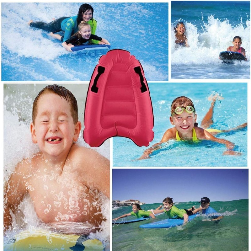 Norhogo Inflatable Body Board, Portable Inflatable Float Fin, Surfboards Soft