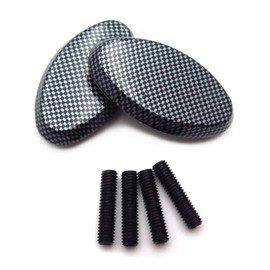 XKMT- Mirror Base Plate Block Off Compatible With 2005-2008 Kawasaki Ninja Zx6R Zx6Rr 636 Zx10R Carbon
