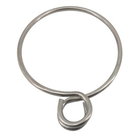 JT-HLM Stainless Steel 6mm Marine Anchor Assist Retrieval Device System Ring with Carabiner and Tether for Boats Yachts Ships