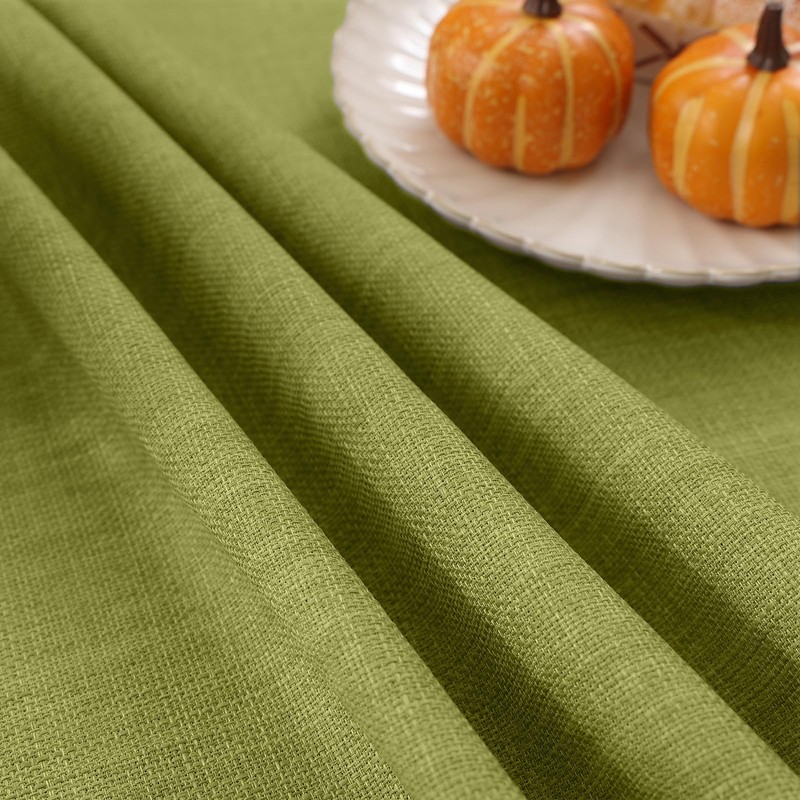 smiry Linen Table Cloth Rectangle 140x100 cm Wipe Clean Tablecloth