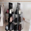 MICOKAY Hanging Closet Organizer, 2 Pcs 6 Pockets Hanging Handbag