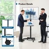 BONTEC Mobile TV Stand for 23-60 Inch TVs, Rolling TV