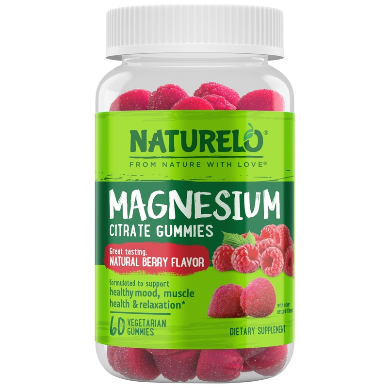 NATURELO- “Gomitas de Citrato de Magnesio para Apoyo a la