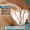 Avlash ® - Pack of 100 Wooden Disposable Fork -Biodegradable