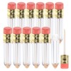 Beaupretty 12pcs Empty Lip Gloss Tubes, Pencil Lip Gloss Container