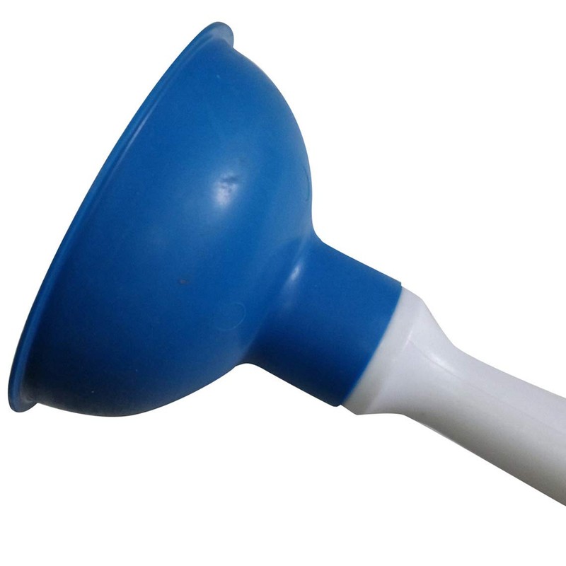 Coralpearl Hand Drain Plunger Small Force Pump Cleaner Plumber Helper
