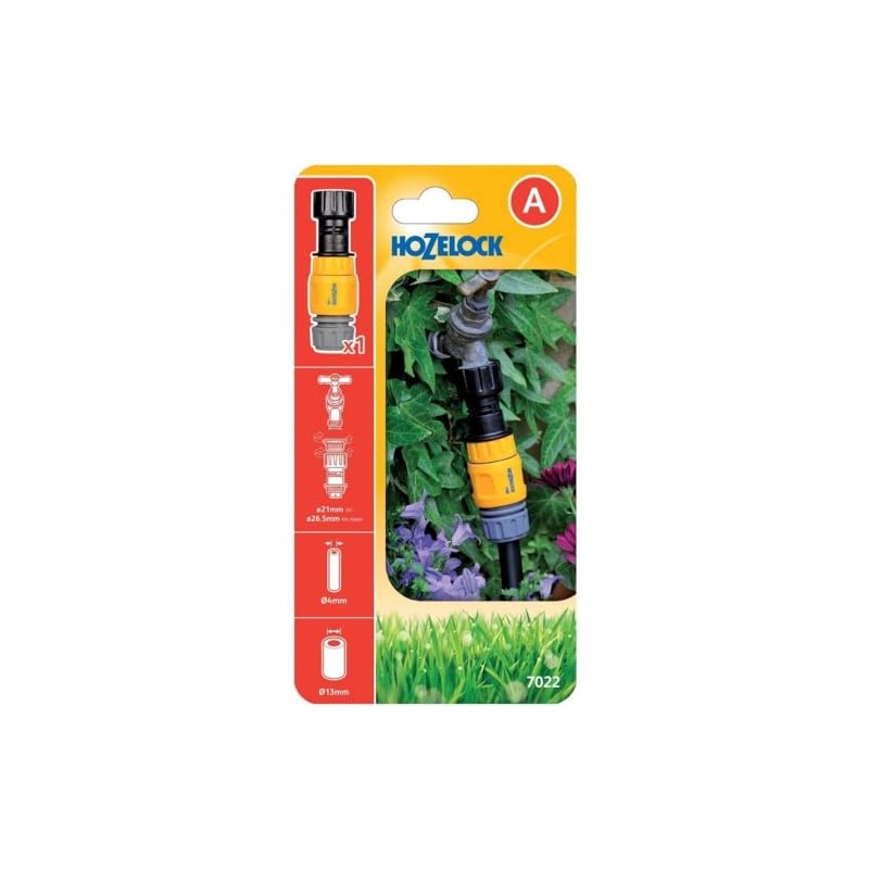 HOZELOCK - Micro Irrigation Pressure Regulator : Reduces Tap Water