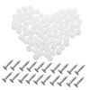 jojofuny 200pcs Self Tapping Screws for Cabinet Door Hinge Plastic