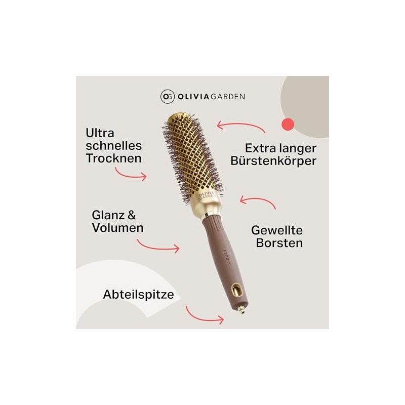 OLIVIA GARDEN Expert Blowout Speed - Gold & Brown 35