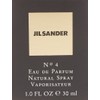 Jil Sander No 4 for Women, Eau De Parfum Spray,