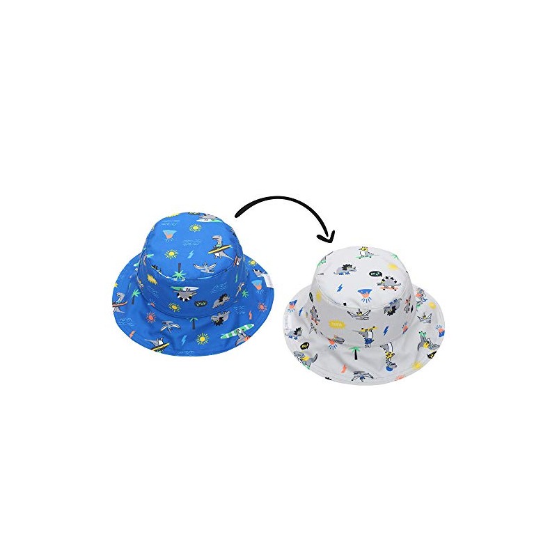 FlapJackKids - Kids Patterned Sun Hat - Dino - Medium