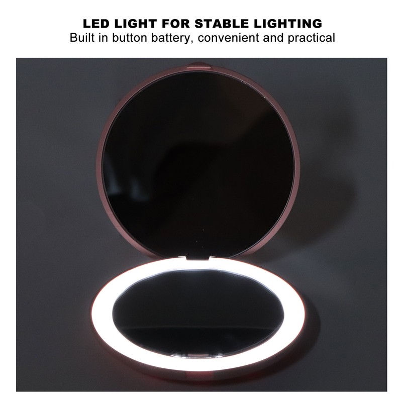 3.5 Inch LED Mirror 1X 10X Magnification Double Sided Makeup