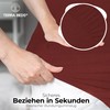 Terra Beds Premium Fitted Sheet, Flat Sheet 140 x 200