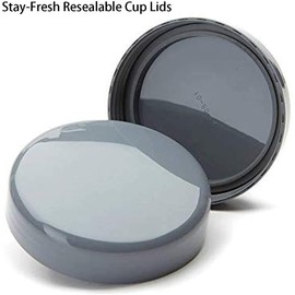 Stay-Fresh Resealable Cup Lids & Flip Top to-go Lid - Replacement Parts for 600w & 900w NBullet Blender 32/24/18OZ Cups