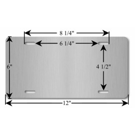 Mako ELEANOR Steve McQueen's 1968 Mustang Replica Prop License Plate Tag UV