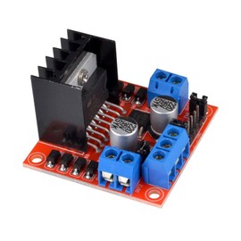 4 Pieces of L298N Motor Drive Controller Board Modules, Stepper Motor DC Dual H-Bridge, Suitable for Arduino Smart Car Power UNO MEGA R3 Mega2560