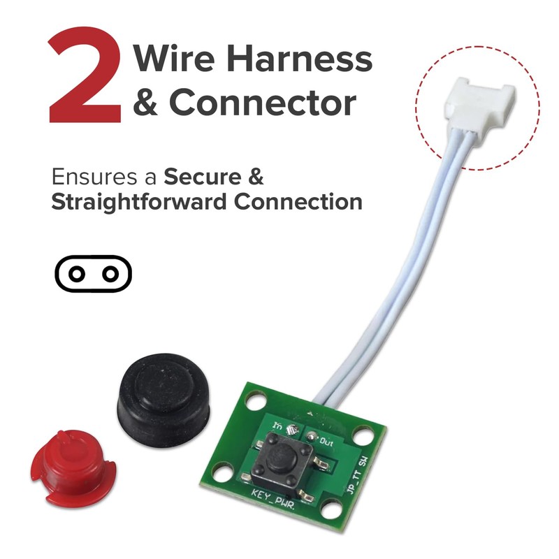 AlveyTech Power Button for GOTRAX G2, GXL V2, & XR