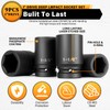 TUZkozs 1" Drive Jumbo Impact Socket Set,9 PCS SAE (1to