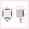 Trux Accessories TLED-U104 2" Mini LED Spot Work Lamp 9