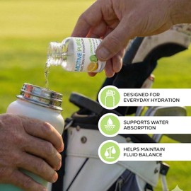 Liquid Electrolyte Hydration | Mixes easily with Water | No Stirring or Shaking Required | Hydration for Daily Wellness & Recovery | Naturally Flavored | 0 Sugar & 0 Calories | Made in USA