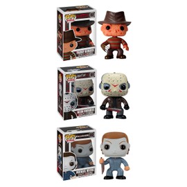 Funko Horror Classics Pop! Movies Collectors Set: Freddy Krueger, Jason Voorhees, Michael Myers Action Figure