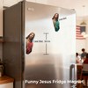 2 x Jesus I Saw That Magnet, Funny Christmas Magnet
