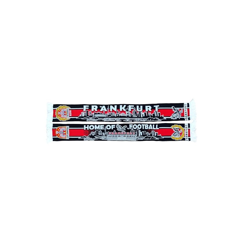 Generisch Frankfurt Scarf Skyline/Stadium (Knitted Scarf), red