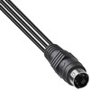 tunghey 4 Pin S-Video to 3 Male RCA Composite Video