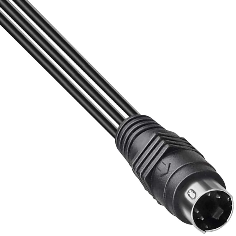 tunghey 4 Pin S-Video to 3 Male RCA Composite Video