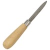 Jewel Tool 7.5" Triangular Scraper | 4" Ergonomic Wooden Handle