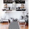 MUNILAIL 10 ft Checkered Floor Runner Race Car Theme Party