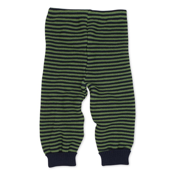 Reiff Reläx Striped Leggings in Created by Wollbody, 86-92, Marine and Apple