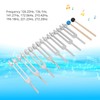 8pcs Tuning Fork Set Aluminum Alloy Tuning Fork 126.22Hz Sound