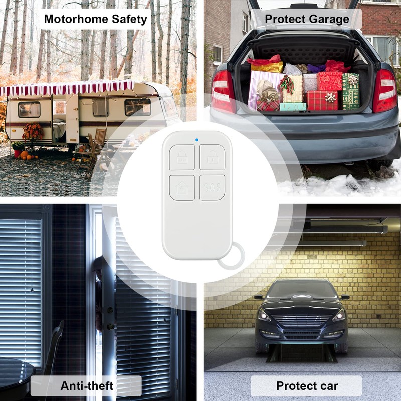 Wireless Remote Control working with YISEELE Wifi Alarm System (YX-700),