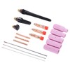 17Pcs TIG Welding Set ABS Argon Arc Welding Torch Glass