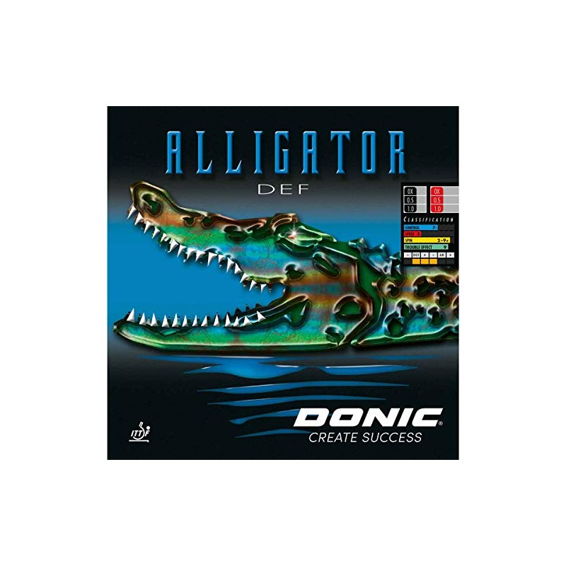 Donic coating Alligator DEF, Black , 1.0 mm