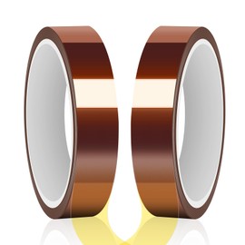 HTVRONT Heat Tape for Sublimation - Heat Resistant Tape 2 Rolls 20mm x 33m Sublimation Tape, No Residue Heat Transfer Tape for Sublimation Tumblers Blanks Mugs Fabrics, HTV Heat Press Heating Tape