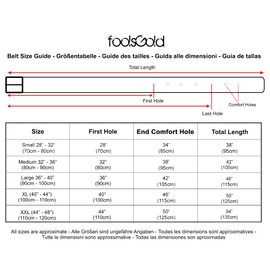foolsGold 3 Row Pyramid Studded Belt (5XL (56" - 60" Waist))