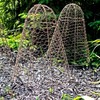 Panacea Rustic Wire Garden Cloches, Set of 6 – 20"